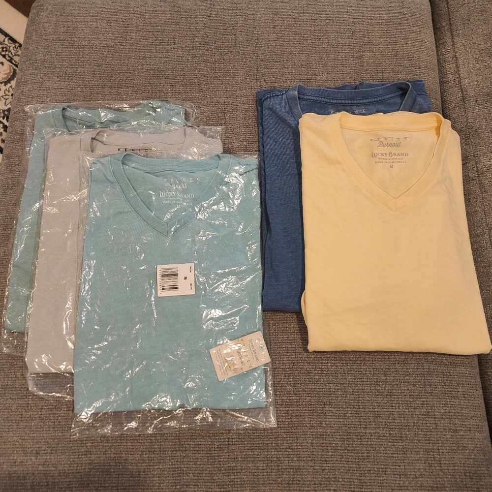 Lucky Brand Venice Burnout Mens Medium T-Shirts